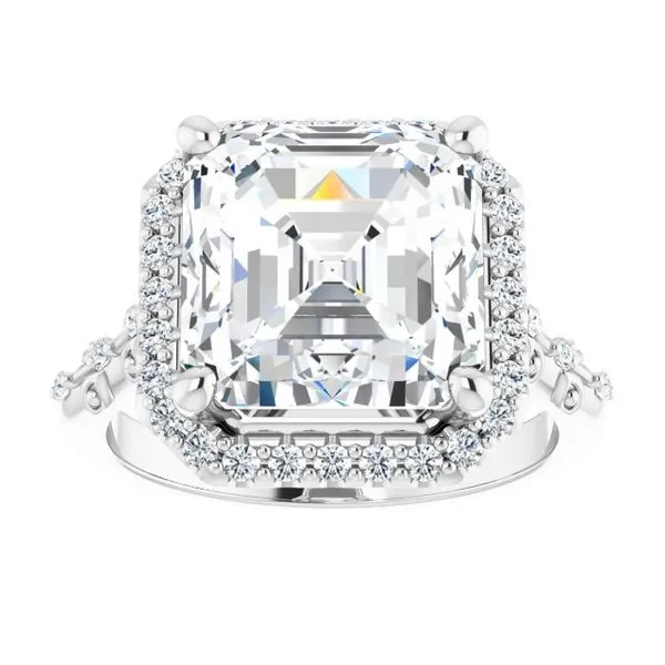 Halo-Style Engagement Ring Image 3 Shipley's Fine Jewelry Hampstead, MD