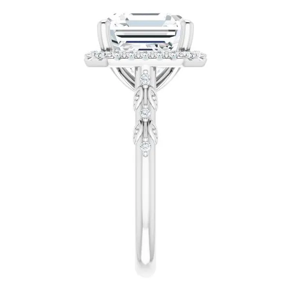 Halo-Style Engagement Ring Image 4 Shipley's Fine Jewelry Hampstead, MD
