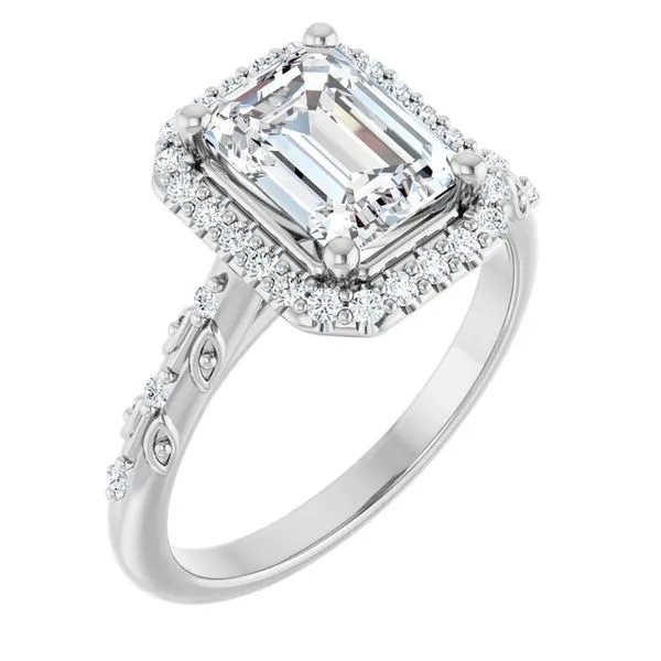 Halo-Style Engagement Ring Raleigh Diamond Fine Jewelry Raleigh, NC