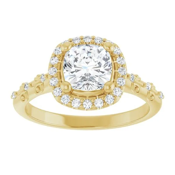 Halo-Style Engagement Ring Image 3 Shipley's Fine Jewelry Hampstead, MD