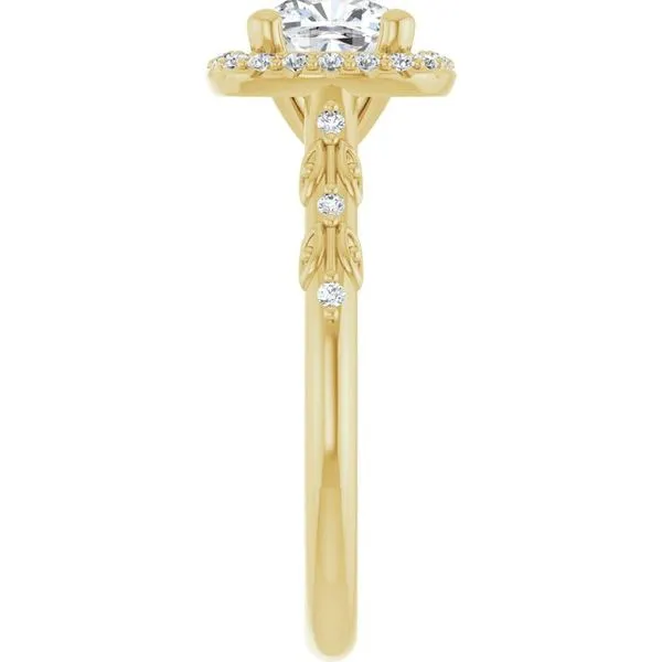 Halo-Style Engagement Ring Image 4 Shipley's Fine Jewelry Hampstead, MD