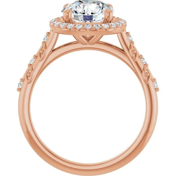 Halo-Style Engagement Ring Image 2 Raleigh Diamond Fine Jewelry Raleigh, NC