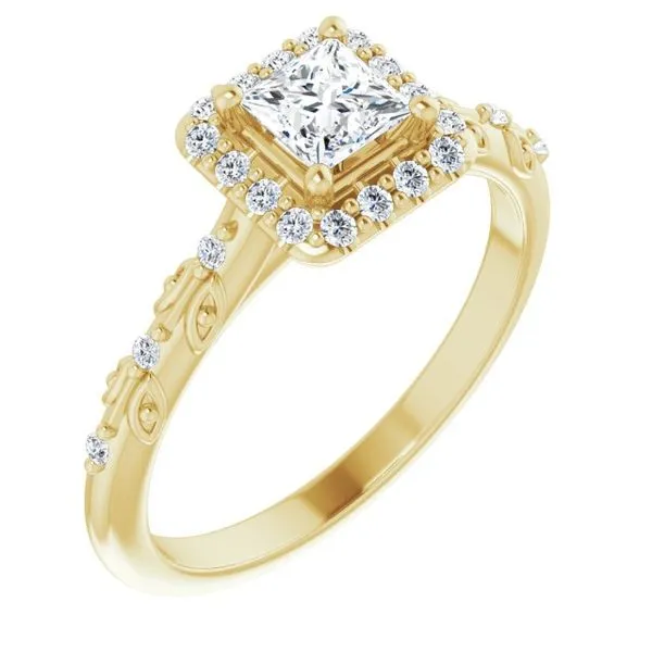 Halo-Style Engagement Ring Raleigh Diamond Fine Jewelry Raleigh, NC