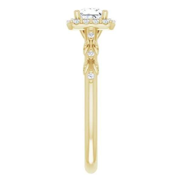 Halo-Style Engagement Ring Image 4 Raleigh Diamond Fine Jewelry Raleigh, NC