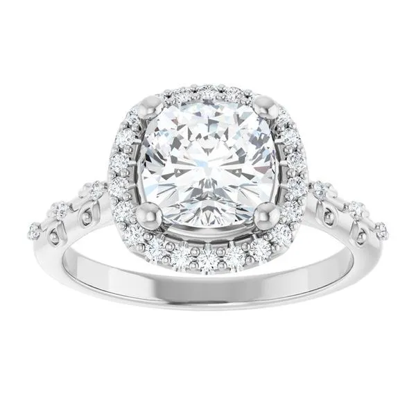 Halo-Style Engagement Ring Image 3 Shipley's Fine Jewelry Hampstead, MD