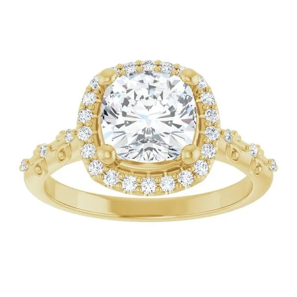 Halo-Style Engagement Ring Image 3 Shipley's Fine Jewelry Hampstead, MD