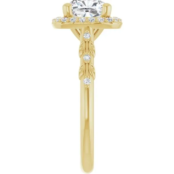 Halo-Style Engagement Ring Image 4 Shipley's Fine Jewelry Hampstead, MD