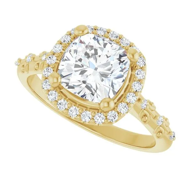 Halo-Style Engagement Ring Image 5 Shipley's Fine Jewelry Hampstead, MD