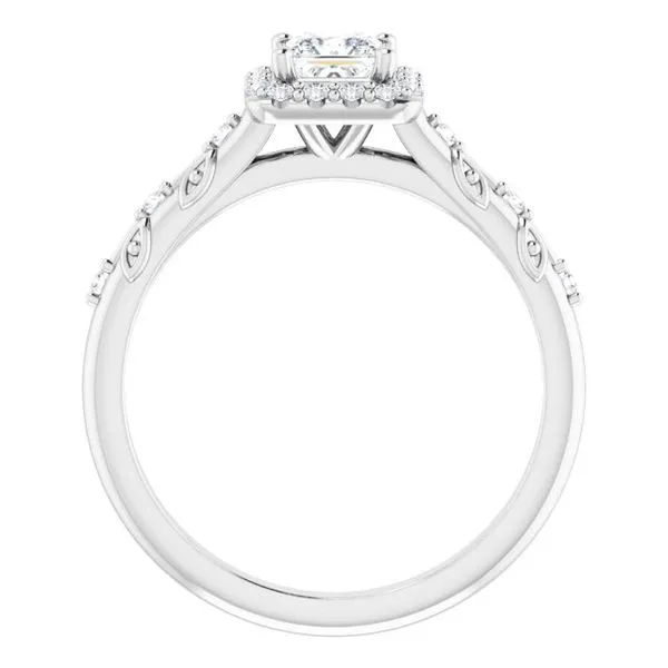 Halo-Style Engagement Ring Image 2 Shipley's Fine Jewelry Hampstead, MD