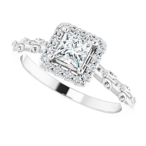 Halo-Style Engagement Ring Image 5 Shipley's Fine Jewelry Hampstead, MD