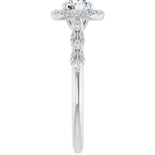 Halo-Style Engagement Ring Image 4 Raleigh Diamond Fine Jewelry Raleigh, NC