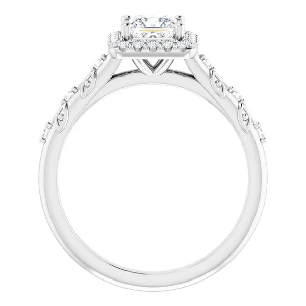Halo-Style Engagement Ring Image 2 Shipley's Fine Jewelry Hampstead, MD