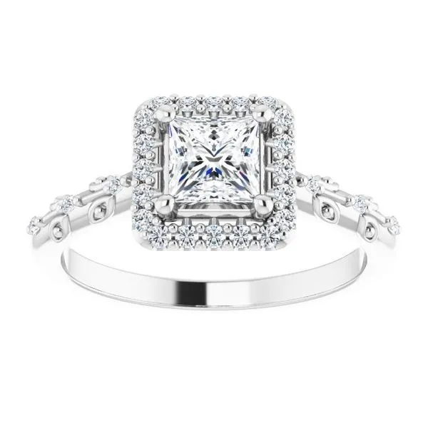 Halo-Style Engagement Ring Image 3 Shipley's Fine Jewelry Hampstead, MD