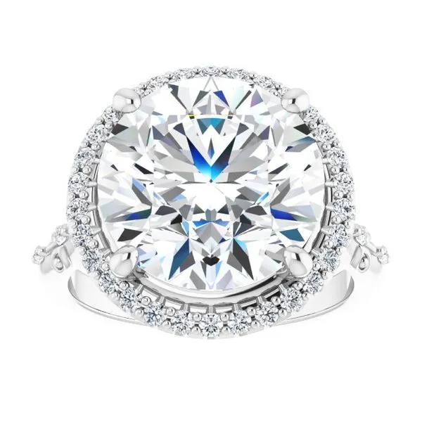 Halo-Style Engagement Ring Image 3 Shipley's Fine Jewelry Hampstead, MD