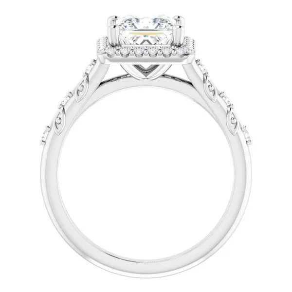 Halo-Style Engagement Ring Image 2 Shipley's Fine Jewelry Hampstead, MD
