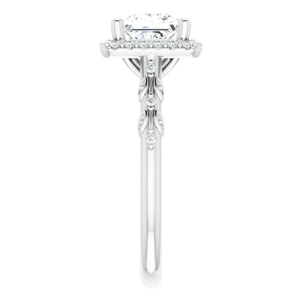 Halo-Style Engagement Ring Image 4 Shipley's Fine Jewelry Hampstead, MD