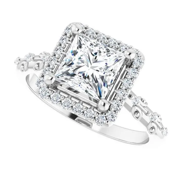 Halo-Style Engagement Ring Image 5 Shipley's Fine Jewelry Hampstead, MD