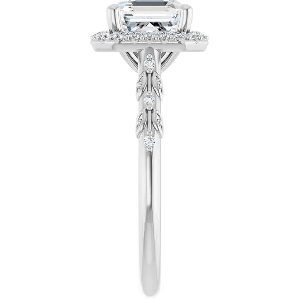 Halo-Style Engagement Ring Image 4 Raleigh Diamond Fine Jewelry Raleigh, NC