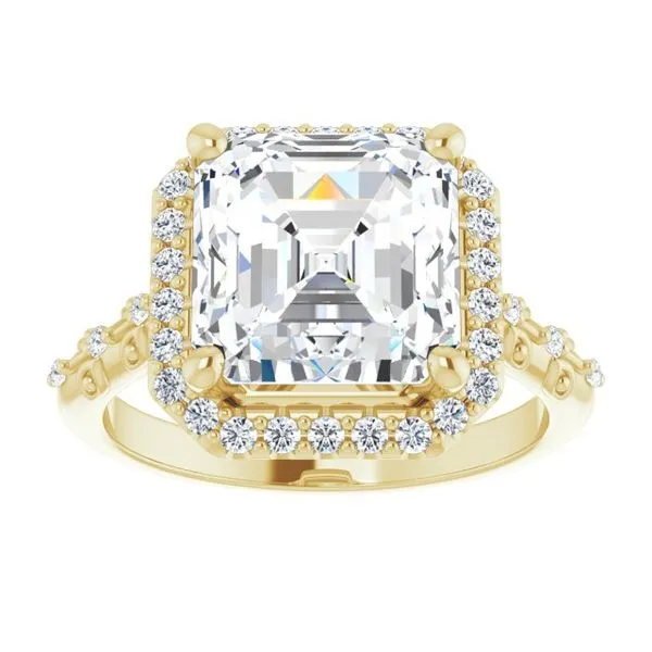 Halo-Style Engagement Ring Image 3 Shipley's Fine Jewelry Hampstead, MD