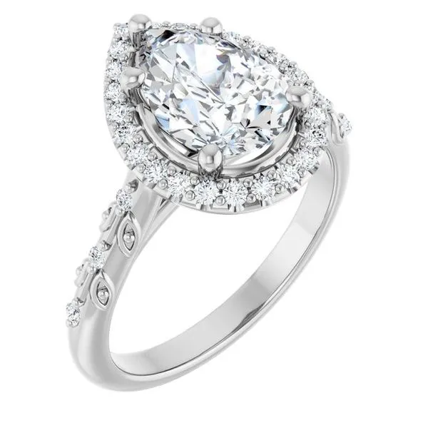 Halo-Style Engagement Ring Raleigh Diamond Fine Jewelry Raleigh, NC