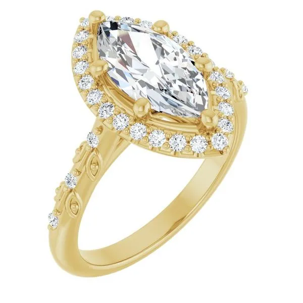 Halo-Style Engagement Ring Raleigh Diamond Fine Jewelry Raleigh, NC