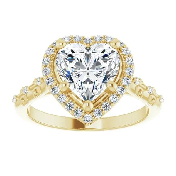 Halo-Style Engagement Ring Image 3 Shipley's Fine Jewelry Hampstead, MD