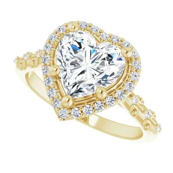 Halo-Style Engagement Ring Image 5 Shipley's Fine Jewelry Hampstead, MD