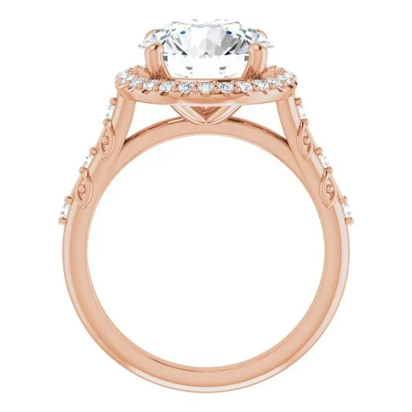 Halo-Style Engagement Ring Image 2 Shipley's Fine Jewelry Hampstead, MD