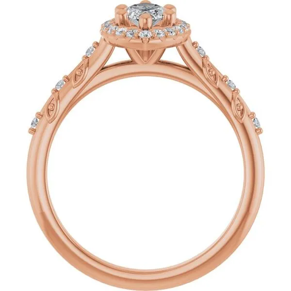 Halo-Style Engagement Ring Image 2 Shipley's Fine Jewelry Hampstead, MD