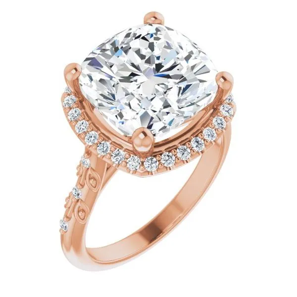 Halo-Style Engagement Ring Raleigh Diamond Fine Jewelry Raleigh, NC