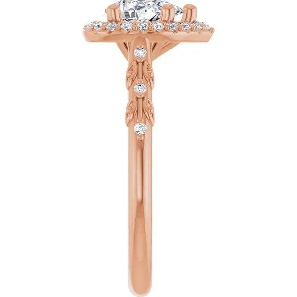 Halo-Style Engagement Ring Image 4 Raleigh Diamond Fine Jewelry Raleigh, NC