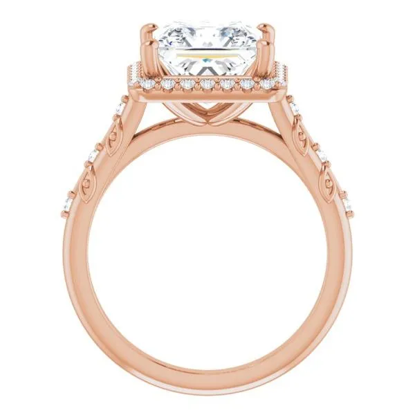 Halo-Style Engagement Ring Image 2 Raleigh Diamond Fine Jewelry Raleigh, NC