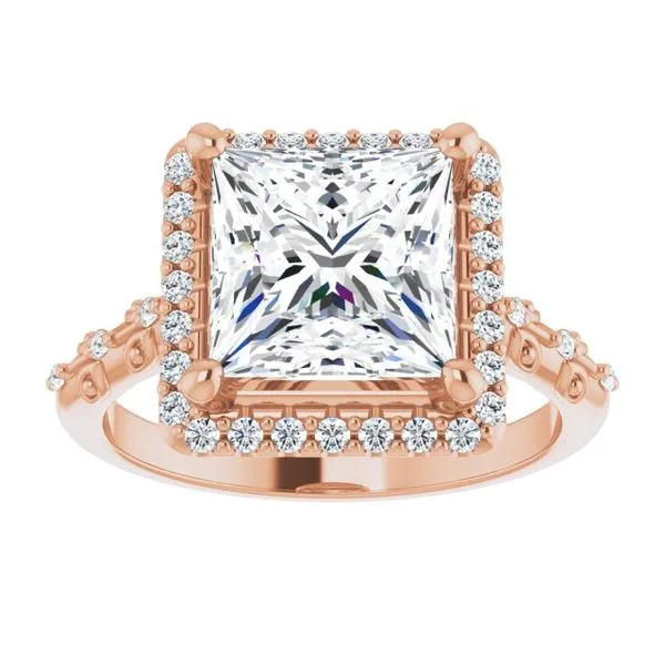 Halo-Style Engagement Ring Image 3 Raleigh Diamond Fine Jewelry Raleigh, NC