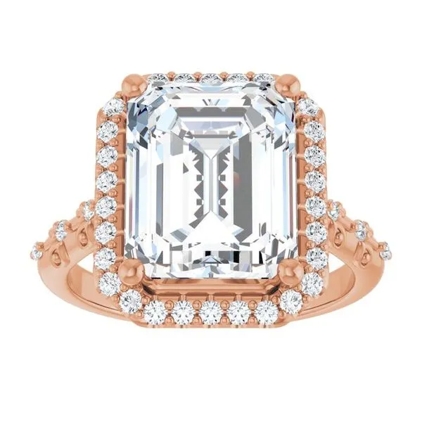 Halo-Style Engagement Ring Image 3 Shipley's Fine Jewelry Hampstead, MD