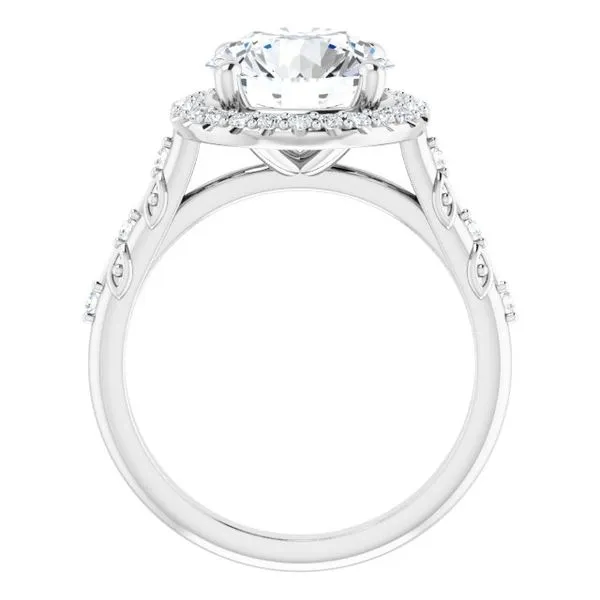 Halo-Style Engagement Ring Image 2 Shipley's Fine Jewelry Hampstead, MD