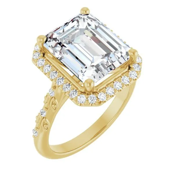 Halo-Style Engagement Ring Raleigh Diamond Fine Jewelry Raleigh, NC