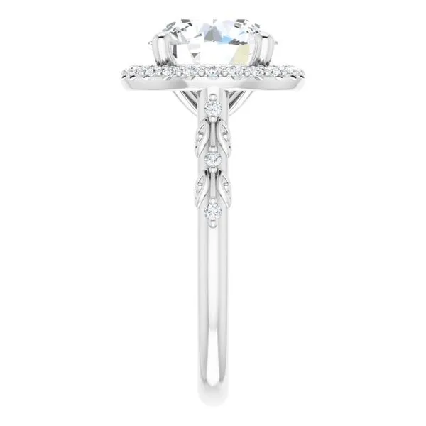 Halo-Style Engagement Ring Image 4 Raleigh Diamond Fine Jewelry Raleigh, NC