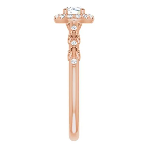 Halo-Style Engagement Ring Image 4 Raleigh Diamond Fine Jewelry Raleigh, NC