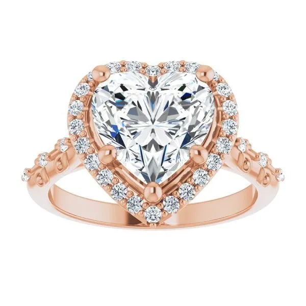 Halo-Style Engagement Ring Image 3 Shipley's Fine Jewelry Hampstead, MD