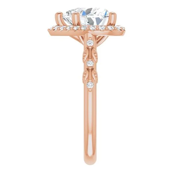 Halo-Style Engagement Ring Image 4 Shipley's Fine Jewelry Hampstead, MD