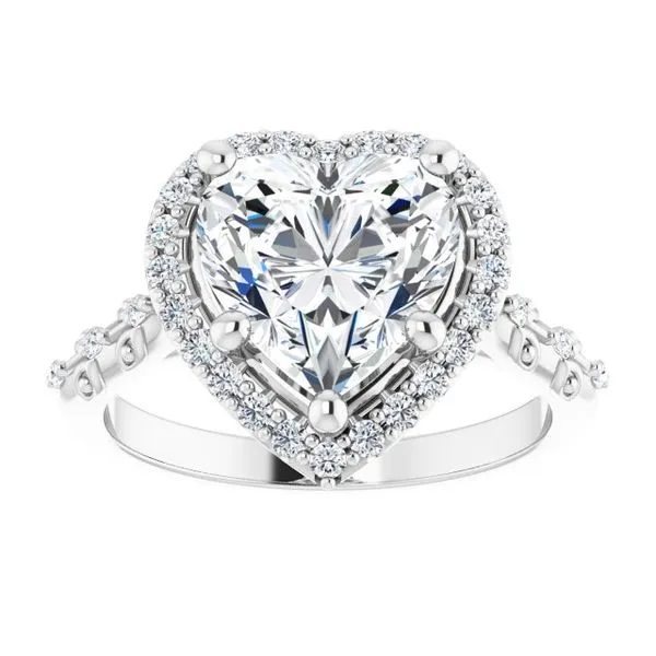 Halo-Style Engagement Ring Image 3 Raleigh Diamond Fine Jewelry Raleigh, NC