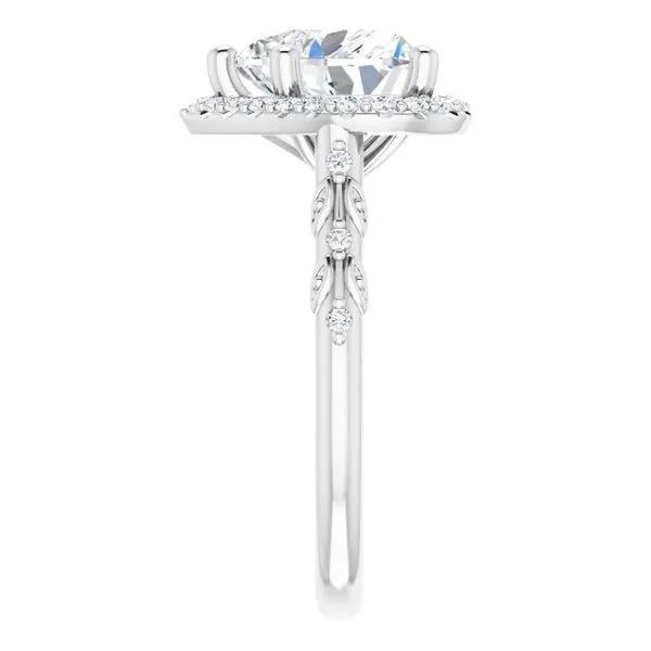 Halo-Style Engagement Ring Image 4 Raleigh Diamond Fine Jewelry Raleigh, NC