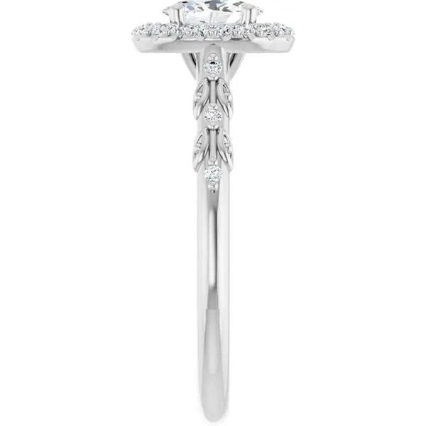 Halo-Style Engagement Ring Image 4 Shipley's Fine Jewelry Hampstead, MD
