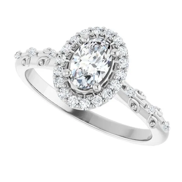 Halo-Style Engagement Ring Image 5 Shipley's Fine Jewelry Hampstead, MD