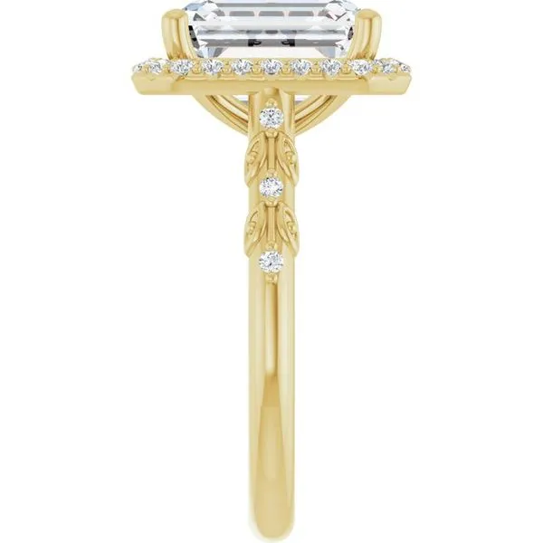 Halo-Style Engagement Ring Image 4 Shipley's Fine Jewelry Hampstead, MD