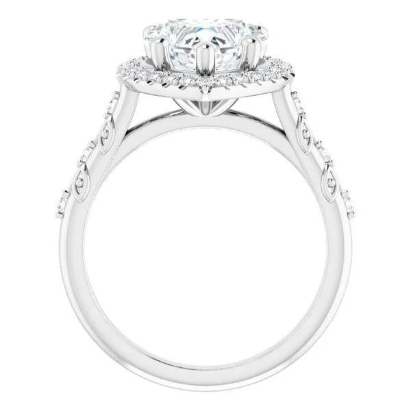 Halo-Style Engagement Ring Image 2 Raleigh Diamond Fine Jewelry Raleigh, NC