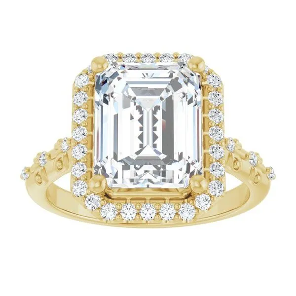 Halo-Style Engagement Ring Image 3 Shipley's Fine Jewelry Hampstead, MD