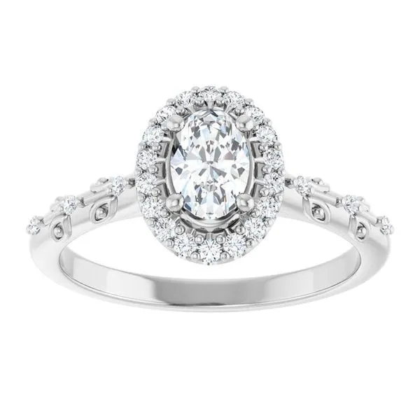 Halo-Style Engagement Ring Image 3 Shipley's Fine Jewelry Hampstead, MD