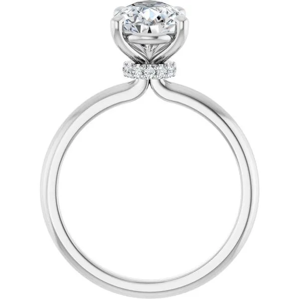 Accented Engagement Ring Image 2 Berilian Jewelers Folsom, CA