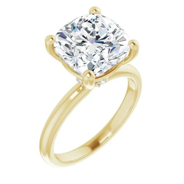 Accented Engagement Ring Berilian Jewelers Folsom, CA